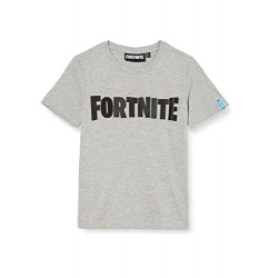 T-shirt Fortnite gris relief