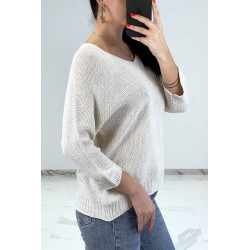 Pull femme fluide col rond...