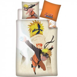 Parure Naruto En Coton Housse de couette et taie 140 cm x 200 cm