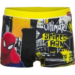 Maillot de bain boxer jaune Spiderman
